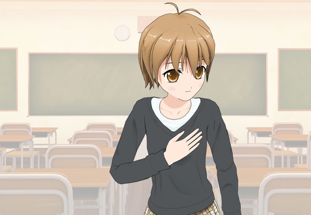 悩んでる人