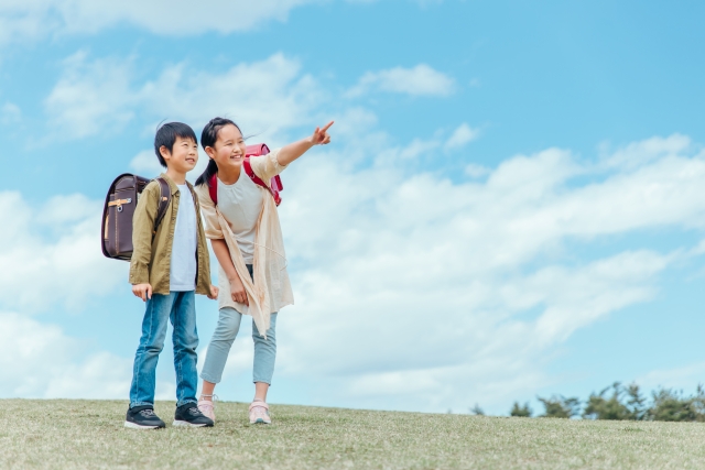 子供が楽しそうにしている