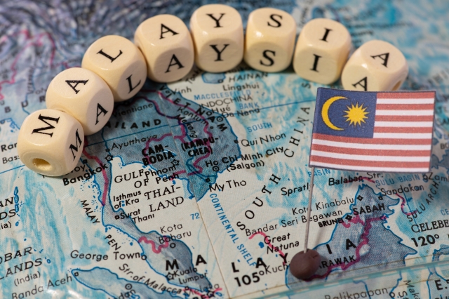マレーシアの地図