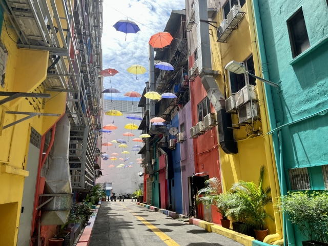 マレーシアの町並み