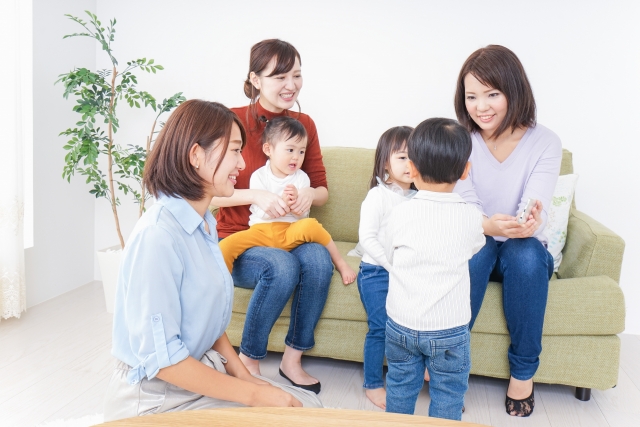 母と子どもたち