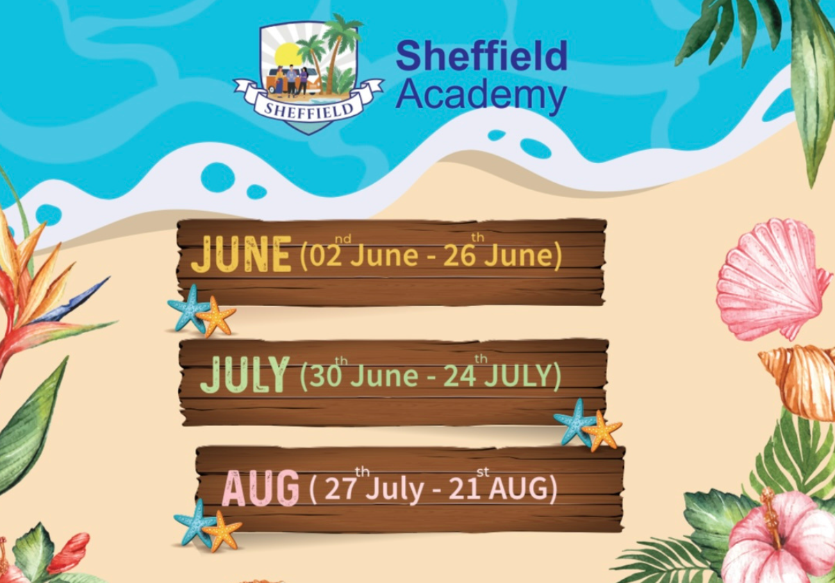 Sheffield Academy サマーキャンプ2026 カレンダー